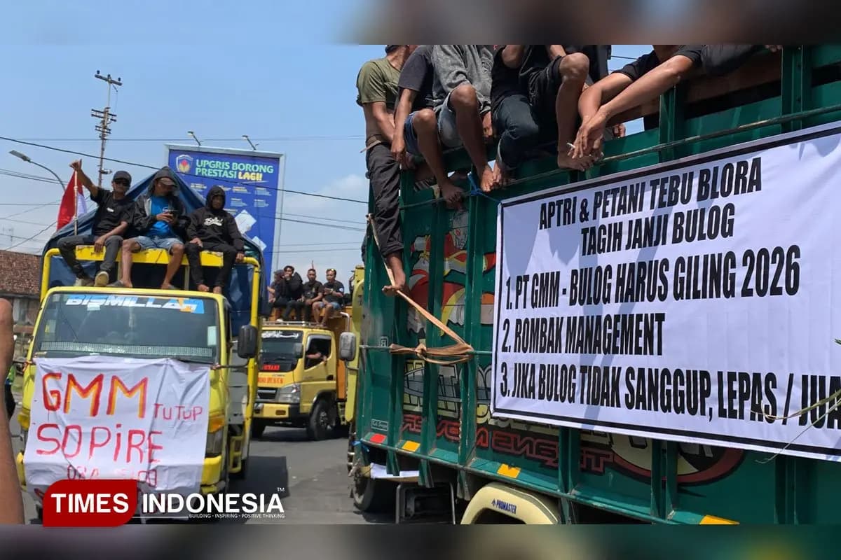 Desak Dirut Bulog dan Presiden Bertindak, APTRI Gelar Aksi Damai di Alun-alun Blora